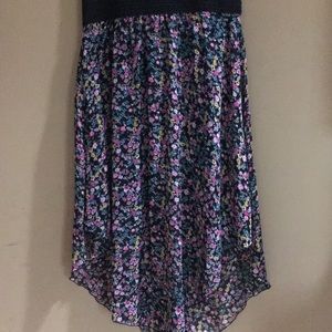 🌻SALE🌻 Strapless High Low Floral Dress